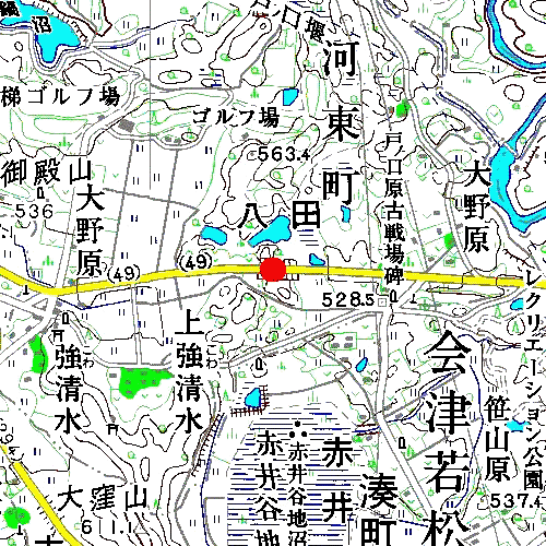 クロージャー等位置・会津若松市河東町八田地先