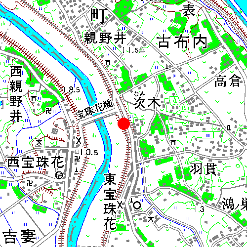 クロージャー等位置 野田市宝珠花橋