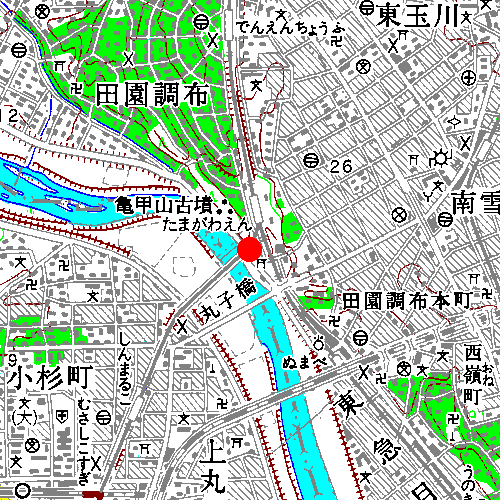 クロージャー等位置 大田区田園調布３