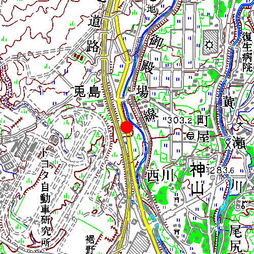 クロージャー等位置 御殿場市神山地先