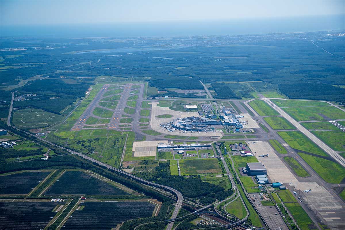 新千歳空港（写真提供：北海道開発局札幌開発建設部）