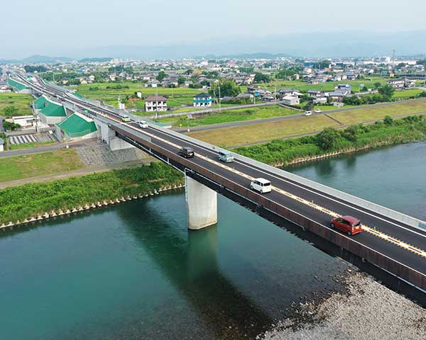 開通した南国安芸道路