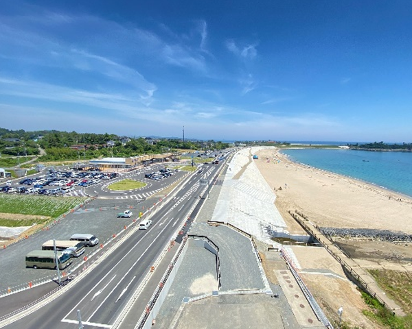 大谷海岸近景（写真提供：大谷まちづくり協議会）