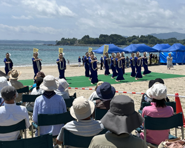 ハワイアンフェスティバル2025（写真提供：道の駅「大谷海岸」）