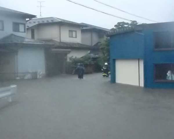市内の浸水状況（令和4年8月）