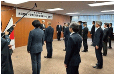 水道整備・管理行政移管準備チーム設置式(令和5年5月23日)