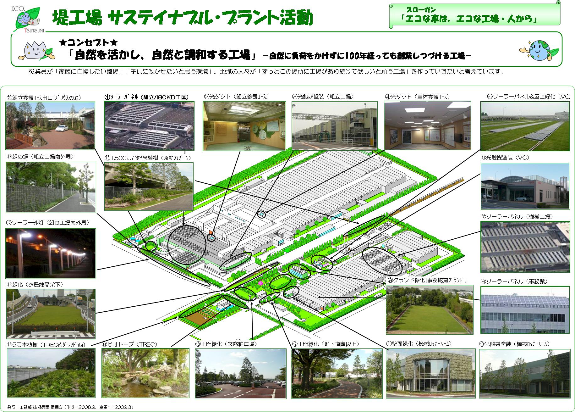 自動車 工場 トヨタ 堤